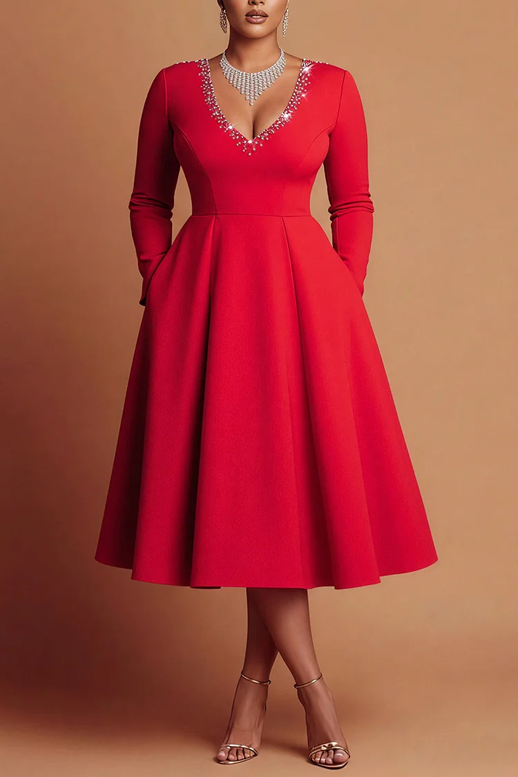 red plus size dresses party Sequin Homecoming Mini Gown, AST1063 Asteria Elevate your presence and celebrate in style with this exquisite piece from Divine Apparel Xpluswear Design Plus Size Cocktail