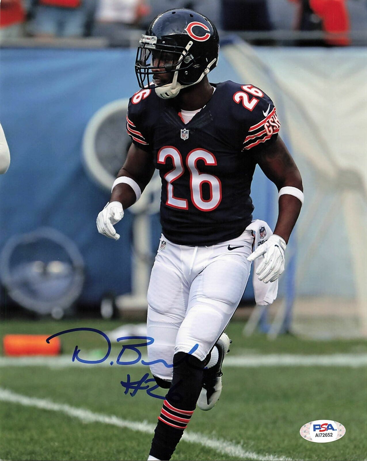 Dion Bush Signed 8x10 Photo Poster painting PSA/DNA Chicago Bears Autographed