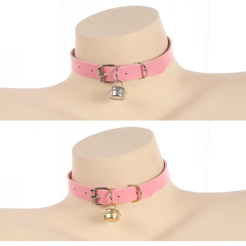 Sex Erotic Toys Accessories For Women Adult BDSM Bondage Games Cute Kawayi Collar With Bell Slave Cosplay Fetsih Necklace lolita