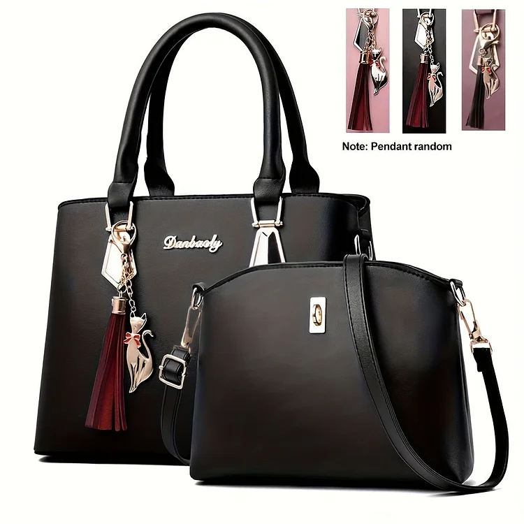Fashion Handbag with Cross Body Bag - Set of two