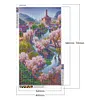 Rose Manor 5D Diamond Painting Rhinestone Full Round Drill for Room Decoration