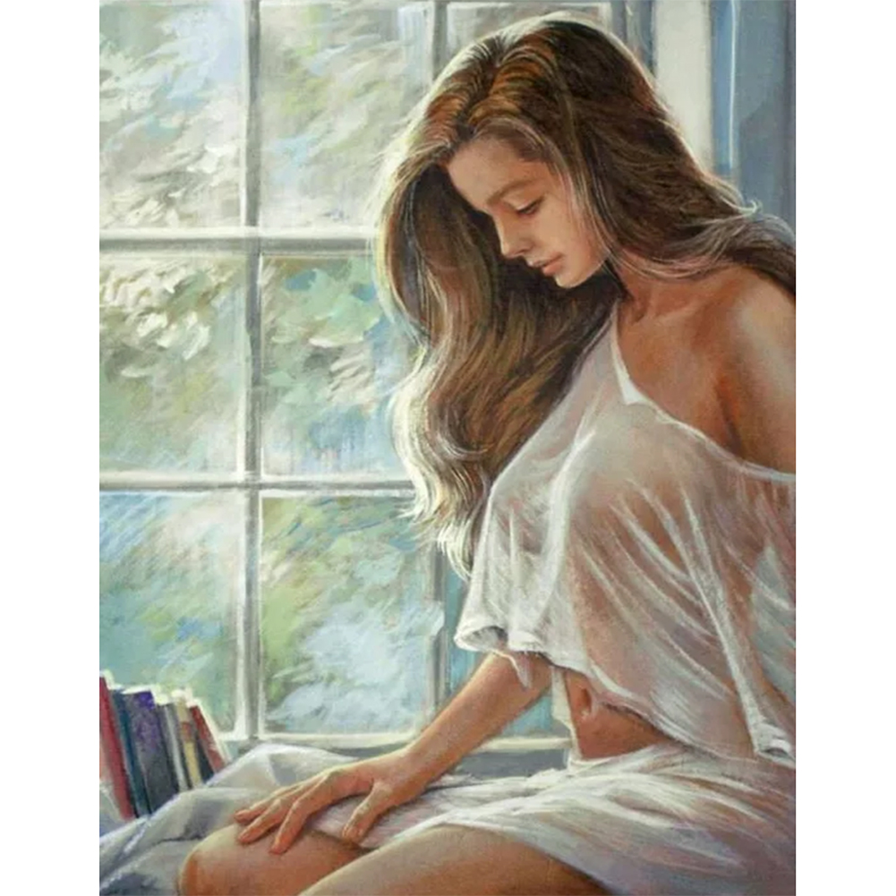 

40*50cm - Painting By Numbers - Sexy Beauty, 501 Original