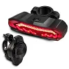 Bicycle Turn Warning Tail Light Vibration Sensor Anti-Theft Alarm Bell Light