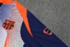 Barcelona 25-26 1/4 Zip Tracksuit Blue & Orange Camouflage Pattern T90 Chandal