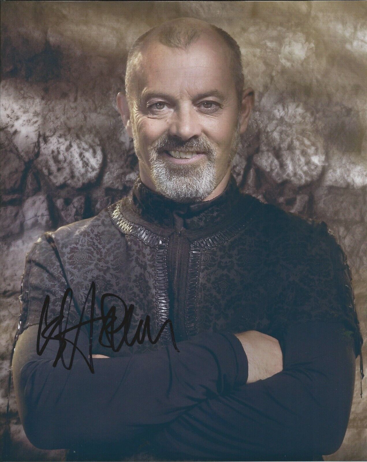 Keith Allen autograph - signed Robin Hood Photo Poster painting