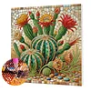 Framed Diamond Painting - Special Shaped - Cactus(25x25cm)