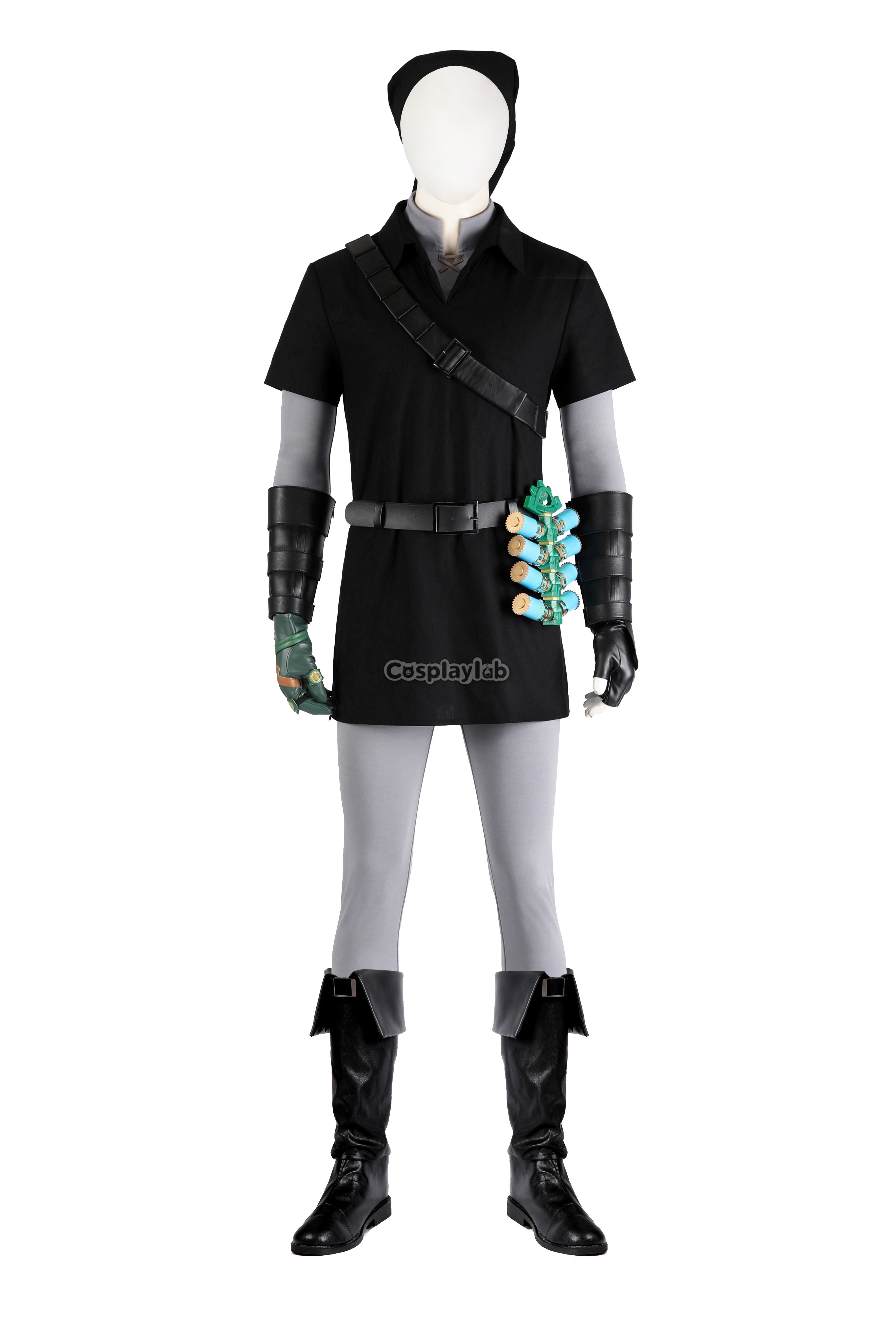 Zelda Link Dark Tunic Cosplay Costume