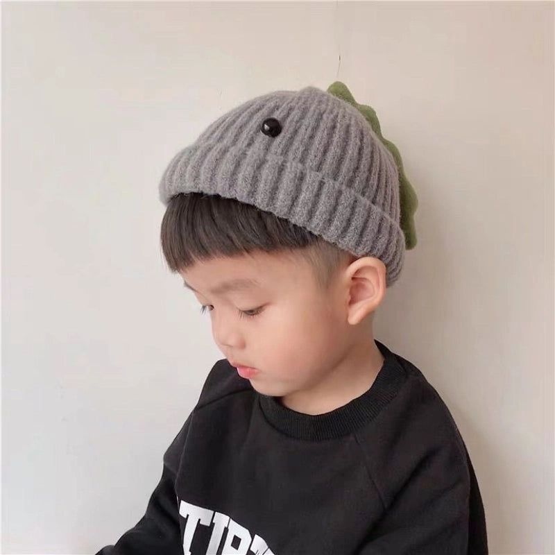 Baby Hat Autumn And Winter Boys And Girls Baby Knitted Wool Hat Cute Super Cute Baby Big Eyes Pullover Cap Trendy