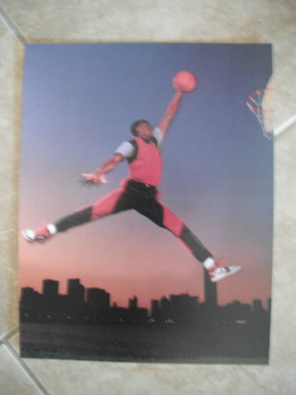 Michael Jordan Basketball Legend Chicago Bulls Live Color 11x14 Promo Photo Poster painting #3