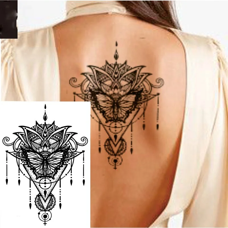 1 PIECE Temporary Tattoo Tiger 3D Realistic Waterproof Transfer Mens Womens
