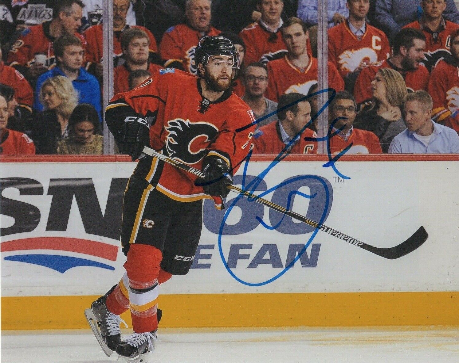 Calgary Flames TJ Brodie Autographed Signed 8x10 NHL Photo Poster painting COA #5