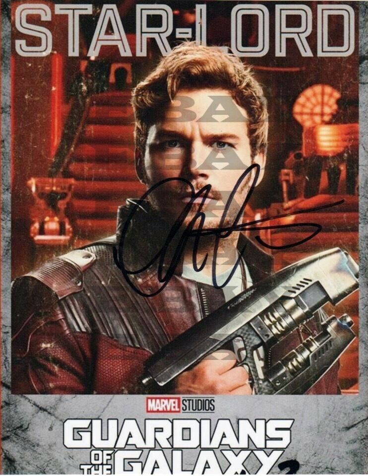 Chris Pratt Guardians of the Galaxy Autographed Signed 8x10 Photo Poster painting Reprint