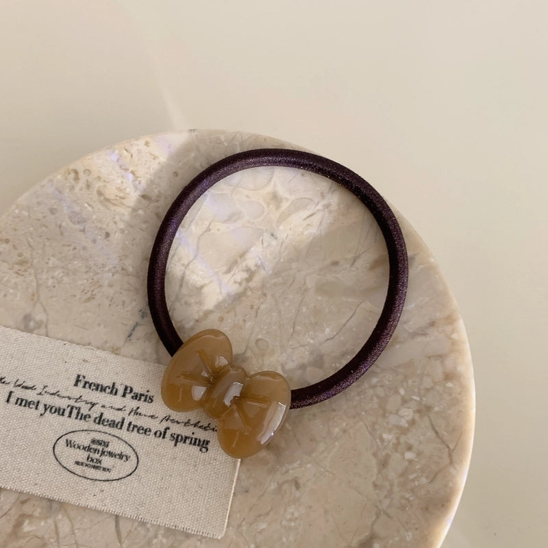 Women’s Sweet Minimalist Bow Knot Acetic Acid Sheets Hair Tie