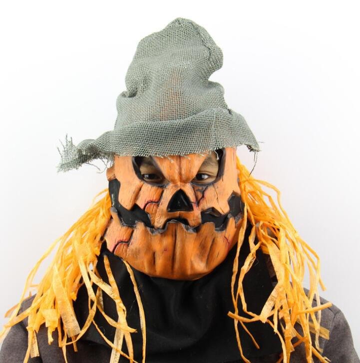 Horrible Halloween Themed Pumpkin Headwear-elleschic