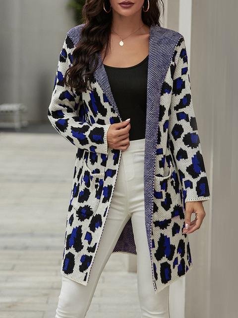 Spot Leopard Print Slim Cardigan - Shop Trendy Women's Clothing | LoverChic