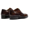 Handmade Classci Mens  Lace Up Leather Oxford Dress Shoes