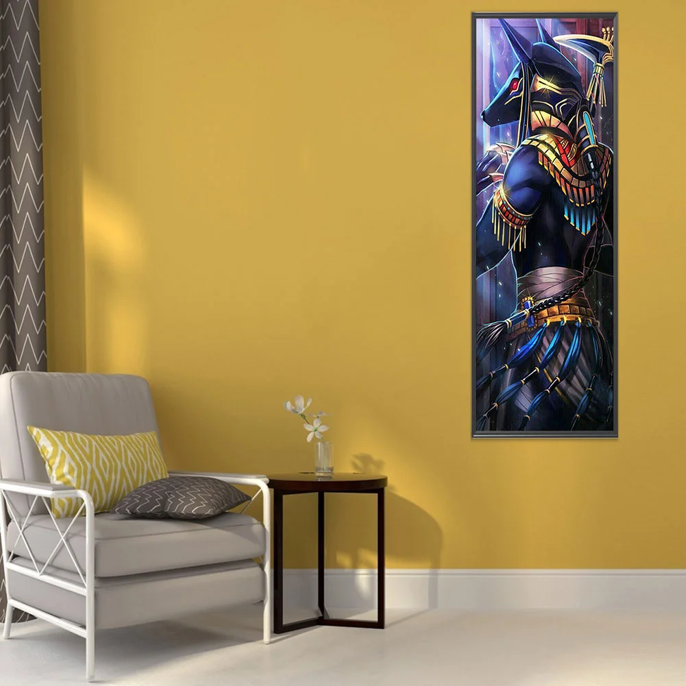 Full Square Diamond Painting 35*85cm - Donkey-Headed Warrior