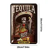 Tequila servie ici - Panneaux en &eacute;tain m&eacute;tallique(20*30cm/30*40cm)
