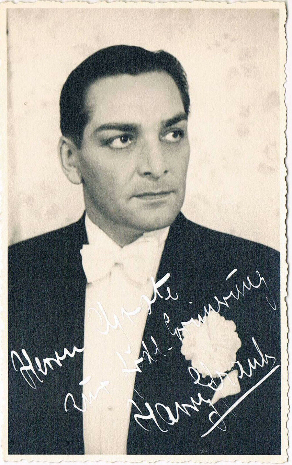 Harry Frank 1896-1947 genuine autograph signed postcard Photo Poster painting 3.5x5.5