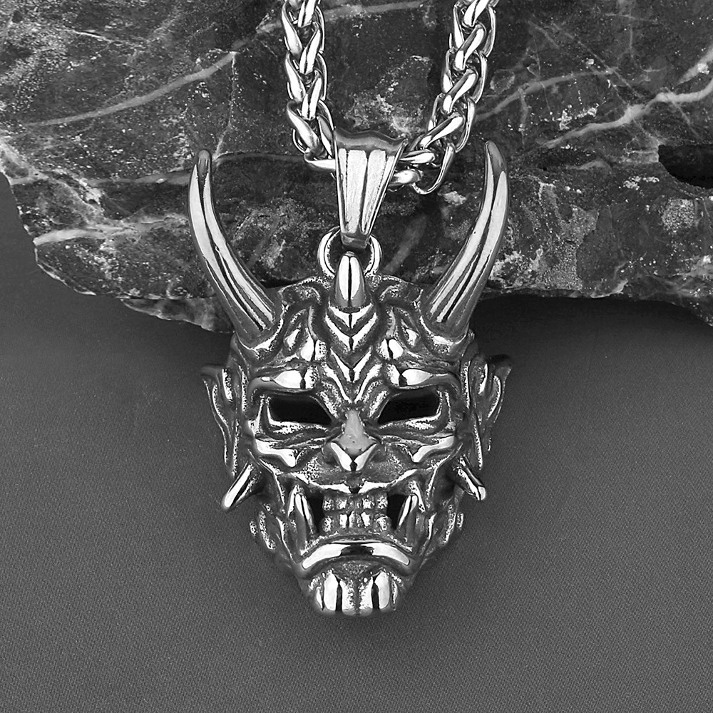 Bonjour Stainless Steel Necklace: Cold Metal Soul Aesthetics
