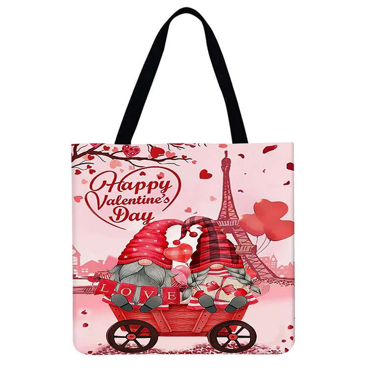 Cartoon Gnome Goblin - Linen Tote Bag