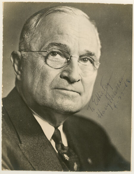 HARRY S TRUMAN Autographed Photo Poster paintinggraph - former US President - preprint