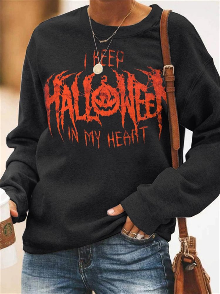 I Keep Halloween In My Heart Sweatshirt