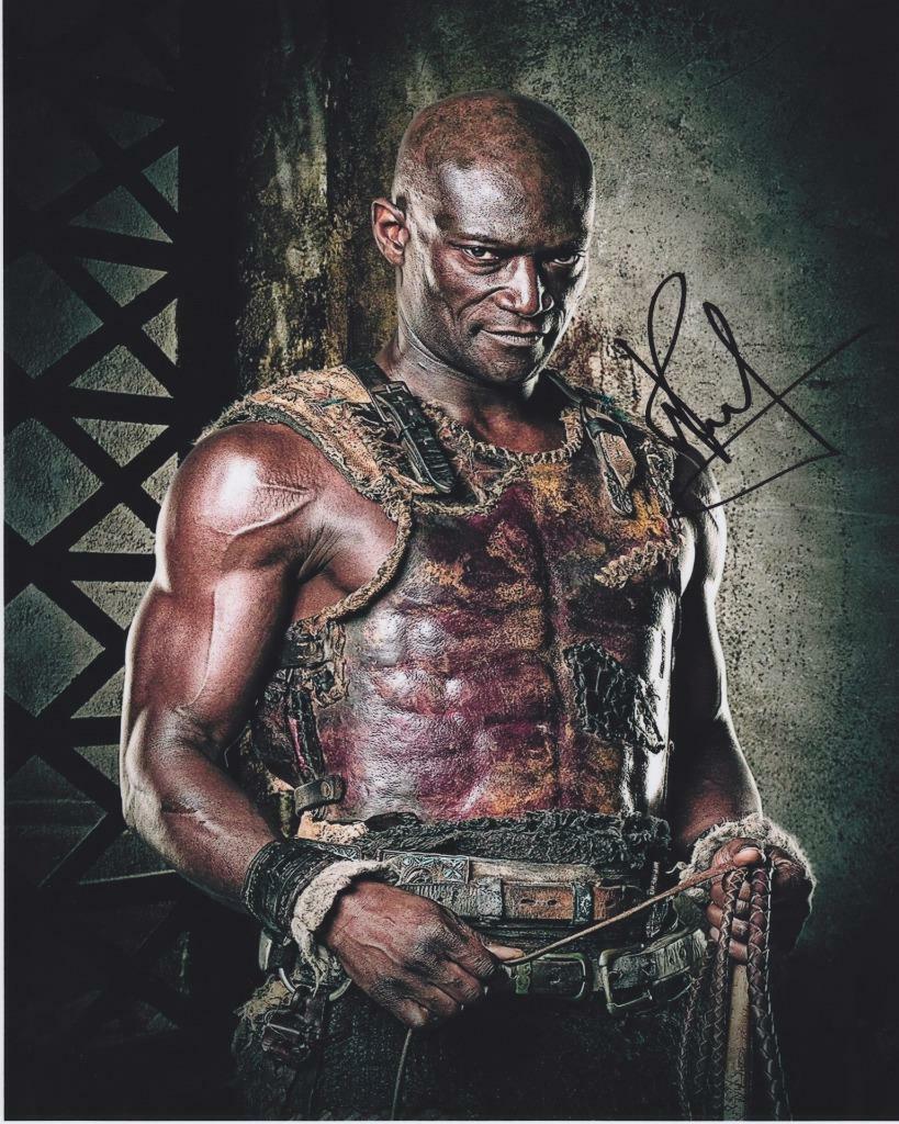 Peter Mensah Spartacus 2 SIGNED AUTOGARPHED 10 X 8