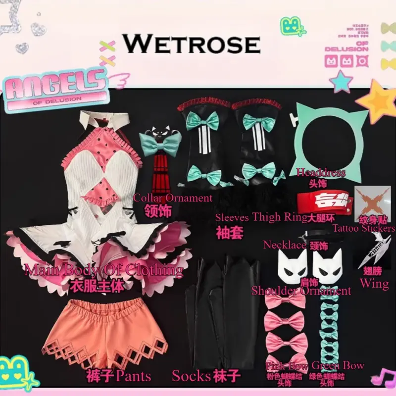 [Wetrose] Pre-Order Zenless Zone Zero Nangong Yu Rokudo Sariel Dress Game Outfit Cosplay Costume