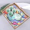 Diamond Painting Nesting Food Trays with Handle Coffee Table Tray (#2) 15.99