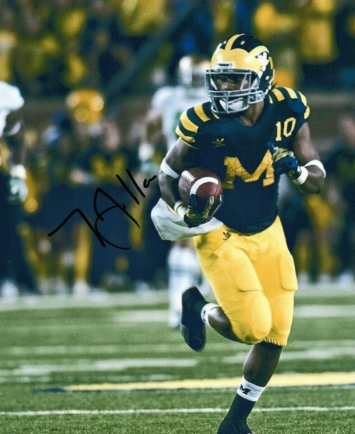 Jeremy Gallon Michigan Wolverines Signed 8x10 Photo Poster painting Autographed COA 3