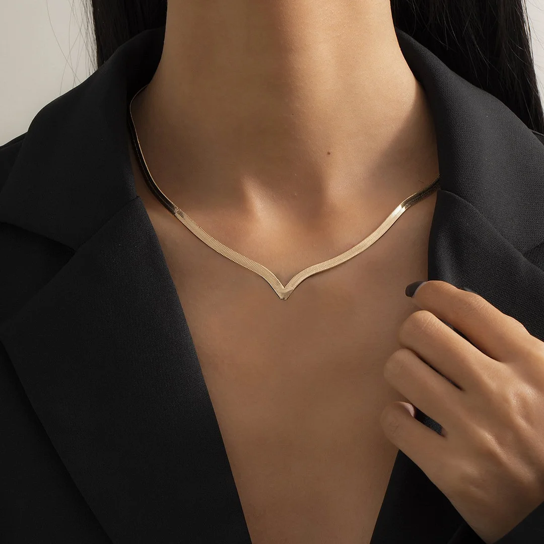 V necklace