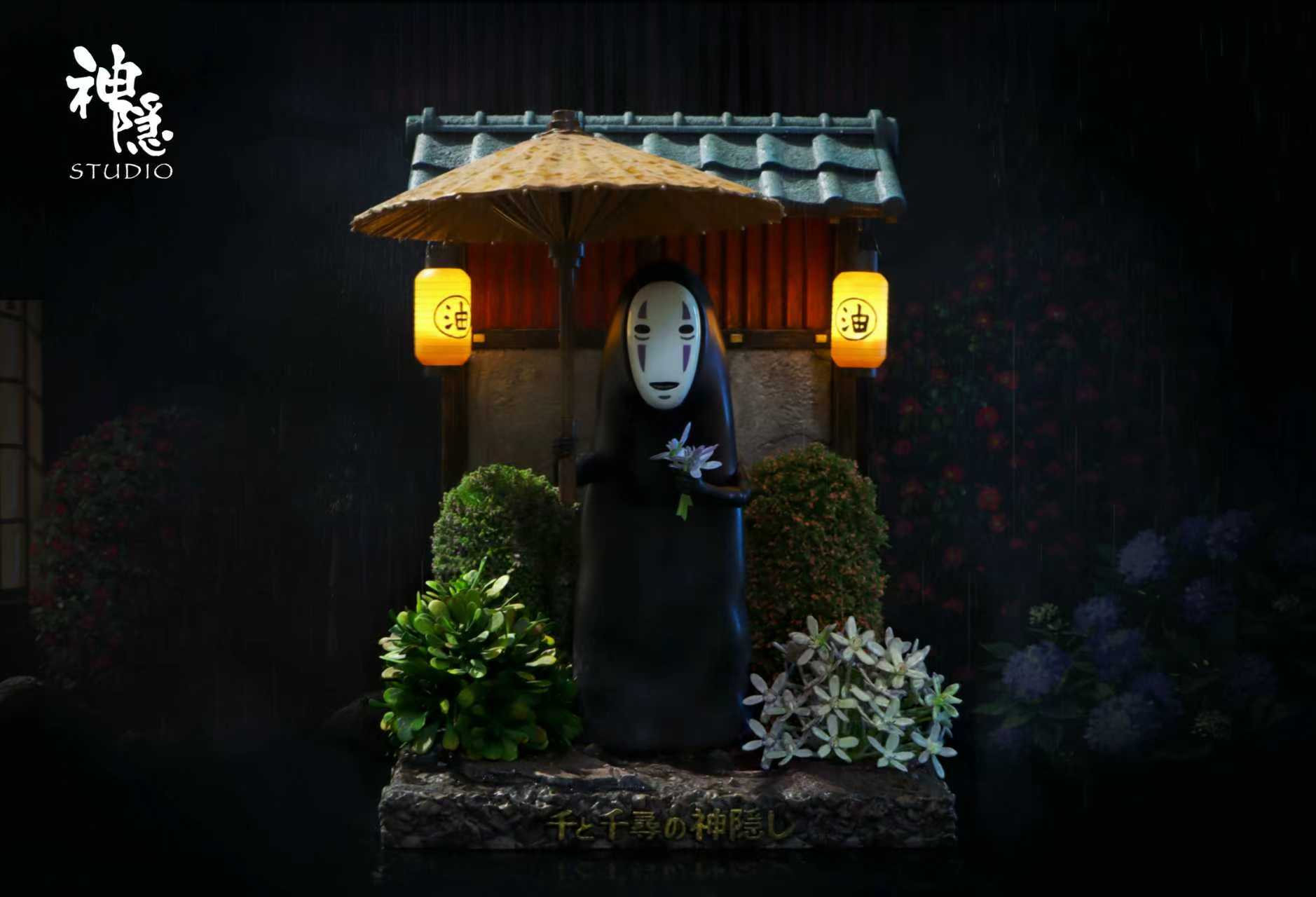 Shen Yin Studio - No Face man's Rainy Night Thoughts Spirited Away-