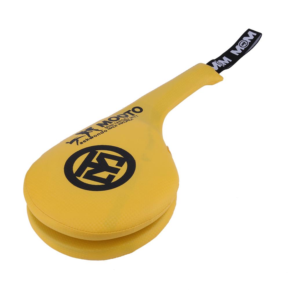 

Kids Taekwondo PU Rebound Sponge Double Kick Pad Target for Trainig, Yellow, 501 Original