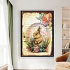 Retro Bunny - 11CT Stamped Cross Stitch - 40*60cm