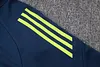 Joyfball 2025/2026 Real Madrid Half-Pull Training Suit Royal blue Football Shirt 1:1 Thai Quality