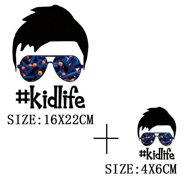 Mom&Baby Thermal Sticker On T-shirt DIY Washable Patch On Clothes Fashion Design Iron On Transfer For Hoodies Bag Decor Applique