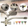 Dual Valve Snow Foam Spray Gun with Colorful Nozzle Dual Valve Foam Lance Nozzle