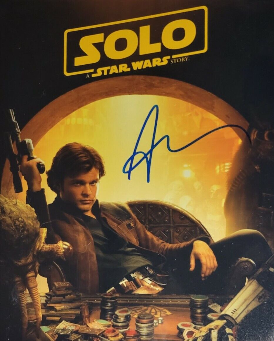 Alden Ehrenreich Authentic Autographed 8x10 Photo Poster painting w/ COA