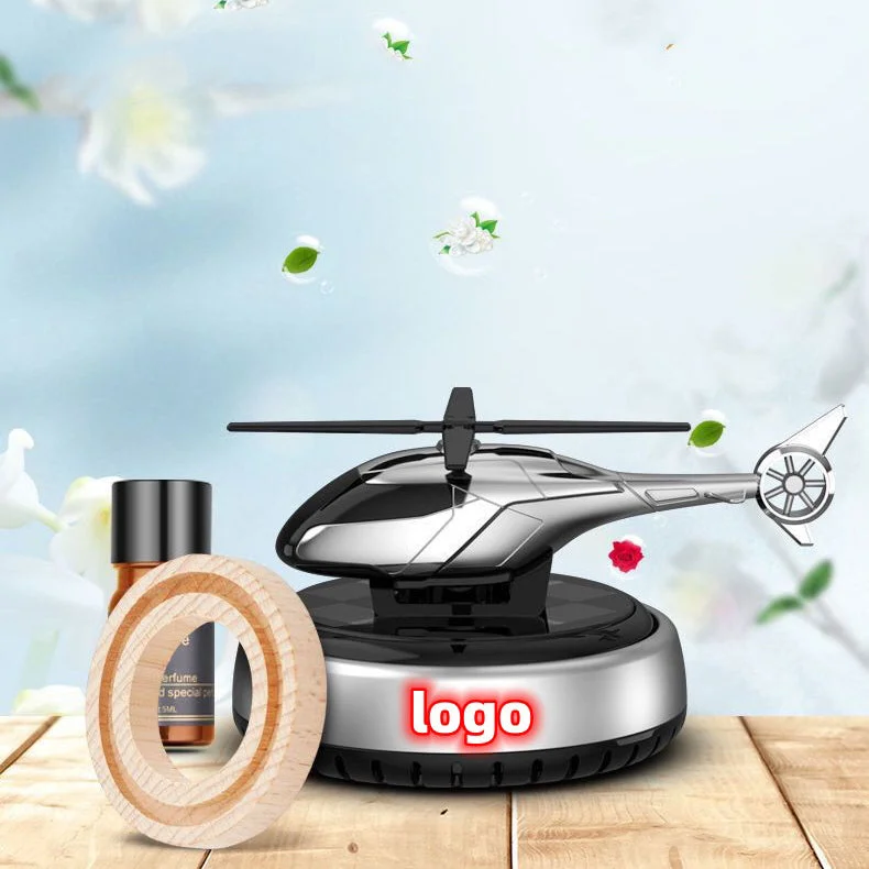 Car Solar Helicopter Aromatherapy