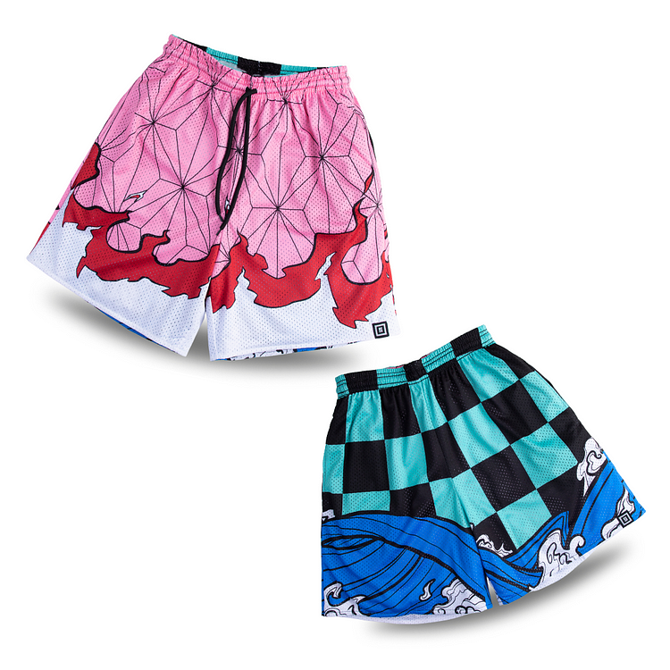 Reversible Mesh Shorts - Siblings