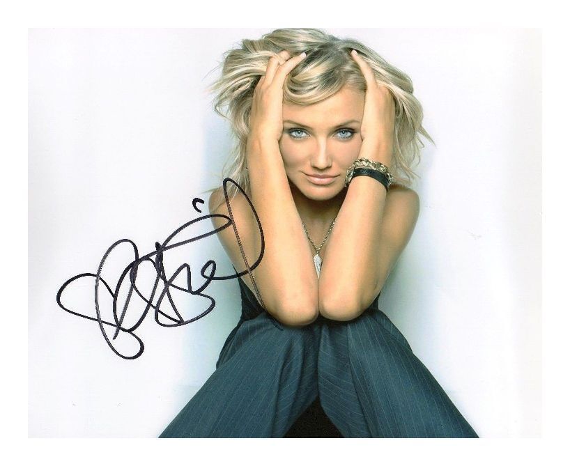 CAMERON DIAZ AUTOGRAPHED SIGNED A4 PP POSTER Photo Poster painting PRINT 10