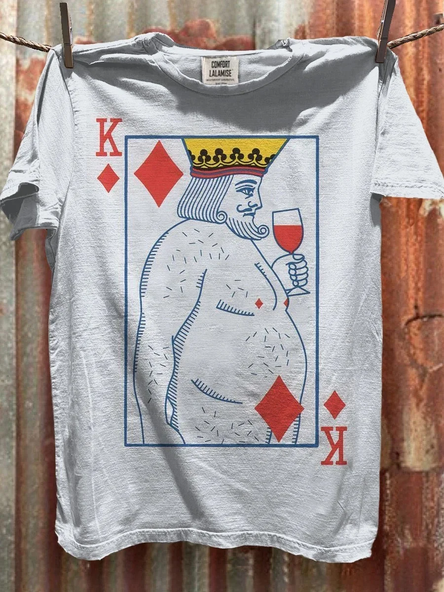 Eagerlys  Poker Square K T-shirt Eagerlys