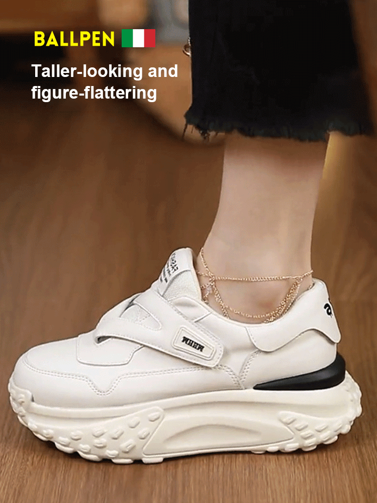 Letclo™ Chunky Heel Velcro Walking Sneakers