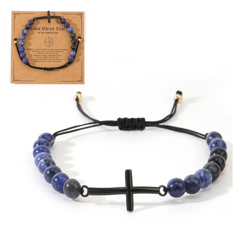 Bohemian Geometric Natural Stone Handmade Men’s Bracelets