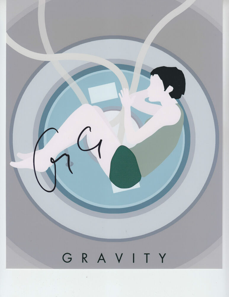 George Clooney - GRAVITY - signed 8x10