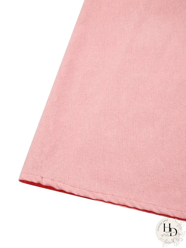 Casual Dress Cotton Dress Shift Dress Midi Dress Blue Pink Khaki Sleeveless Pure Color Pocket Spring Summer Crew Neck Basic Daily Vacation Weekend Loose Fit S M L XL XXL for Women