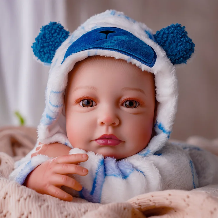 Babeside Quiet Reborn Baby Carina 20" Little Infant Boy Best Gift for Kids