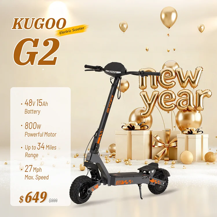 KUKIRIN G2 Electric Scooter | 720WH Power | 48V 15Ah Battery