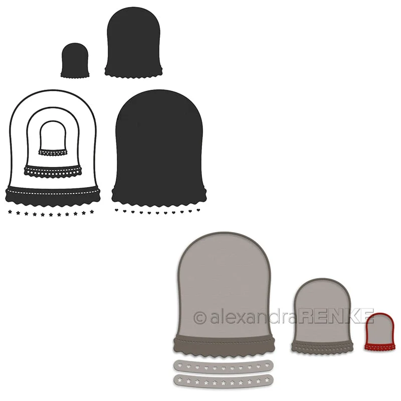 Piggy Craft metal cutting dies cut die mold Christmas crystal ball Scrapbook paper craft knife mould blade punch stencils dies